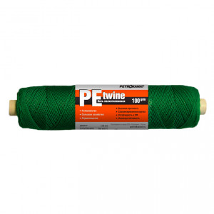 Нитки полиэтиленовые PE twine, 100 г, зелёные (280..