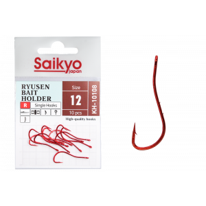 Крючки Saikyo KH-10108 R BN RYUSEN BAIT HOLDER №12 (10 шт.)