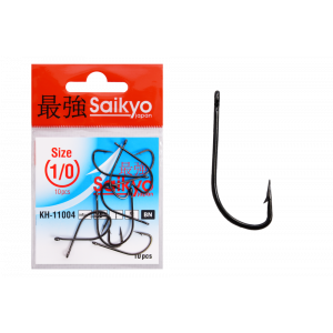 Крючки Saikyo KH-11004 Crystal BN № 1/0 (10шт)