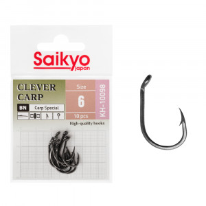 Крючки Saikyo KH-10098 Clever Carp BN №6 (10 шт.)