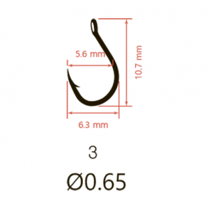 Крючки фидерные Saikyo KH-10085 Special Feeder